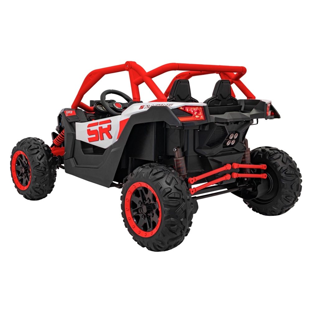 Dvivietis elektrinis Buggy SR SUPER 66, Red-Elektromobiliai vaikams, Keturračiai ir bagiai-e-vaikas