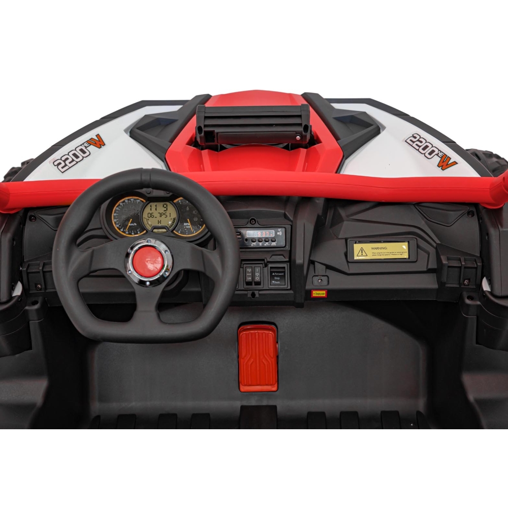 Dvivietis elektrinis Buggy SR SUPER 66, Red-Elektromobiliai vaikams, Keturračiai ir bagiai-e-vaikas