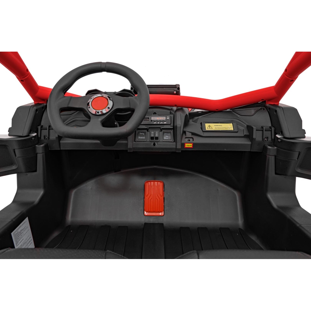 Dvivietis elektrinis Buggy SR SUPER 66, Red-Elektromobiliai vaikams, Keturračiai ir bagiai-e-vaikas