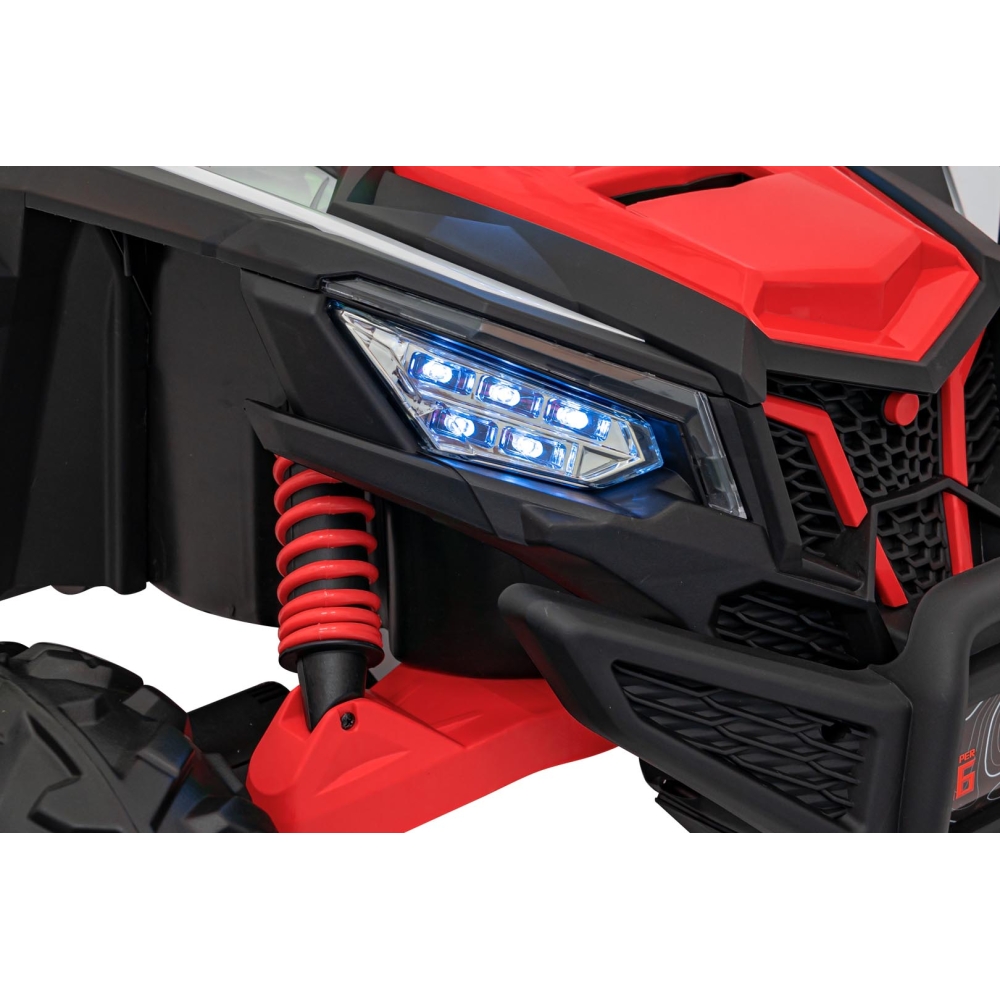 Dvivietis elektrinis Buggy SR SUPER 66, Red-Elektromobiliai vaikams, Keturračiai ir bagiai-e-vaikas