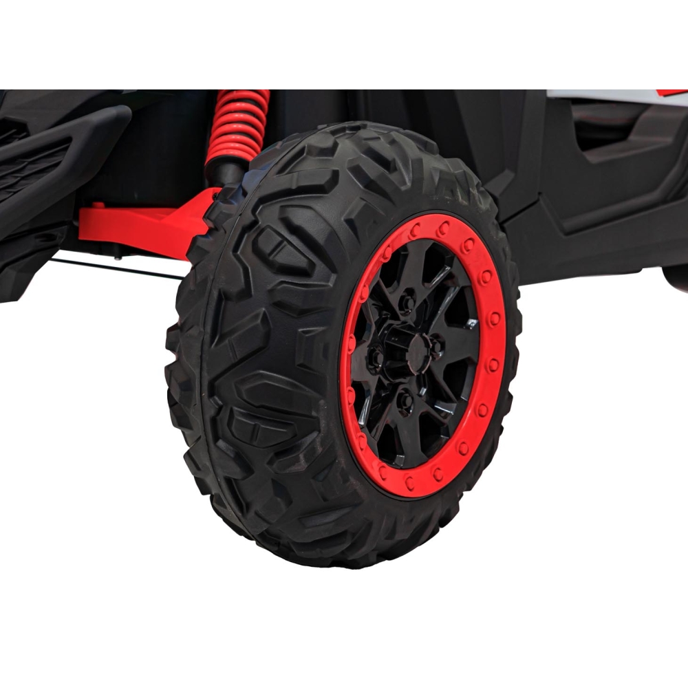 Dvivietis elektrinis Buggy SR SUPER 66, Red-Elektromobiliai vaikams, Keturračiai ir bagiai-e-vaikas