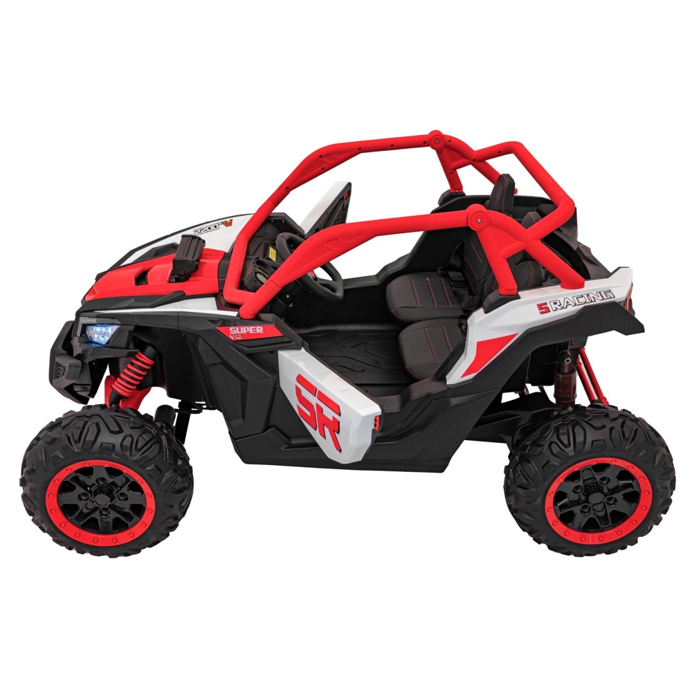 Dvivietis elektrinis Buggy SR SUPER 66, Red-Elektromobiliai vaikams, Keturračiai ir bagiai-e-vaikas