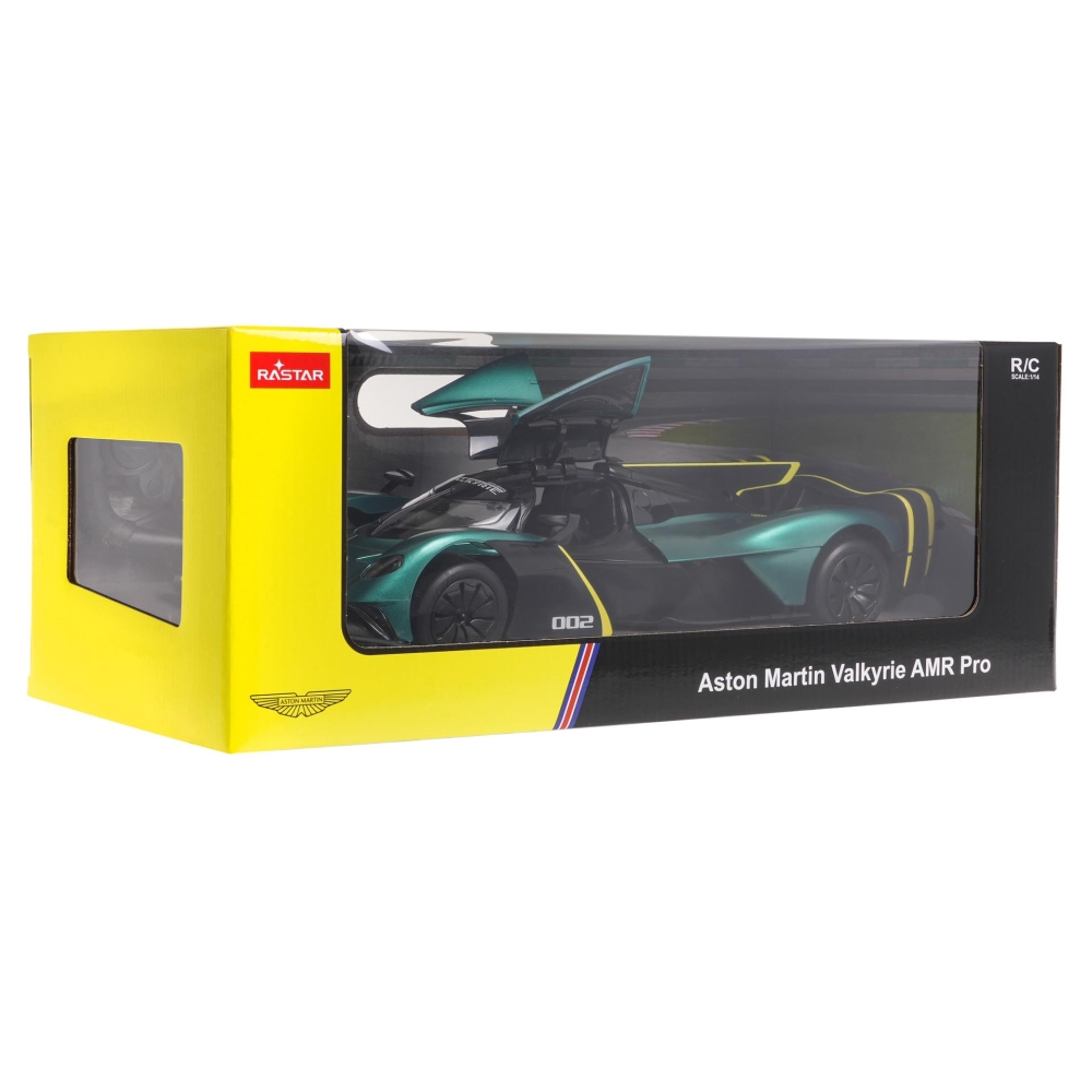Nuotoliniu būdu valdomas R/C 1:14 Aston Martin Valkyrie AMR Pro tamsiai žalia RASTAR