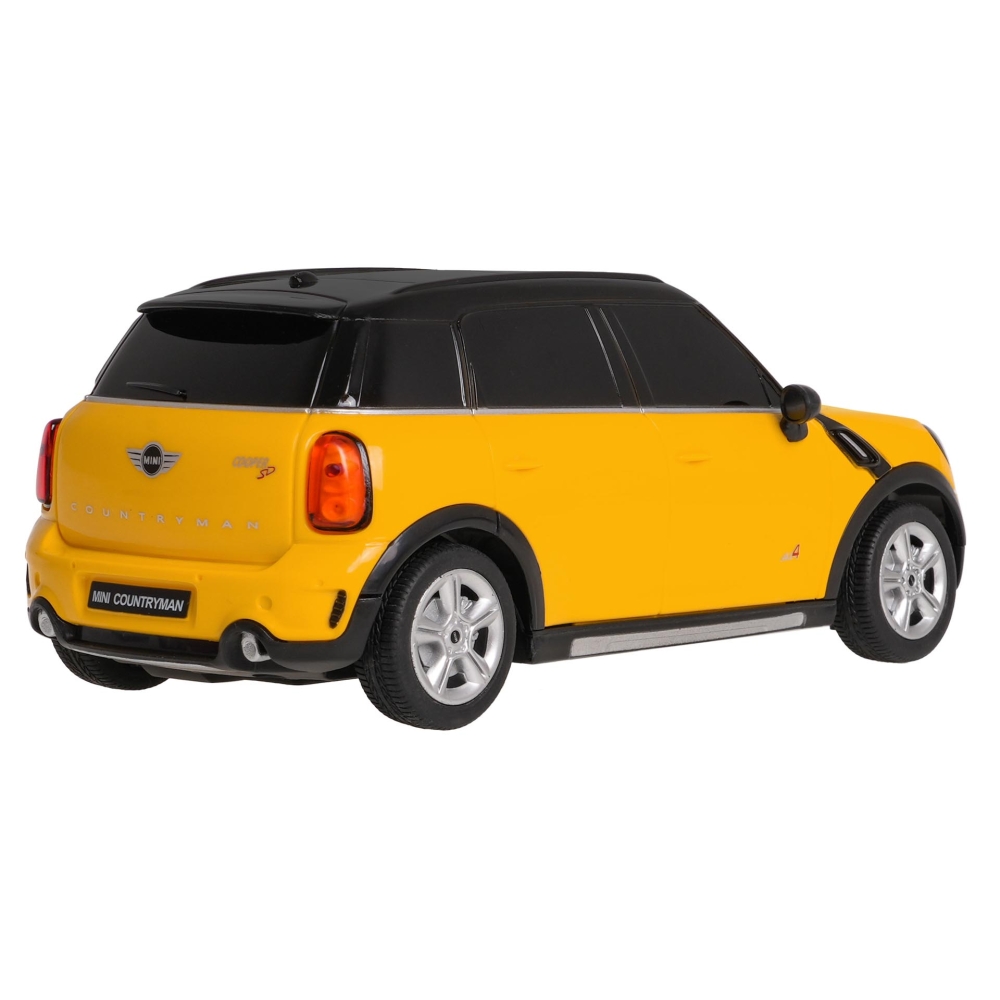 Nuotoliniu būdu valdomas R/C 1:24 Mini Countryman RASTAR, geltonas