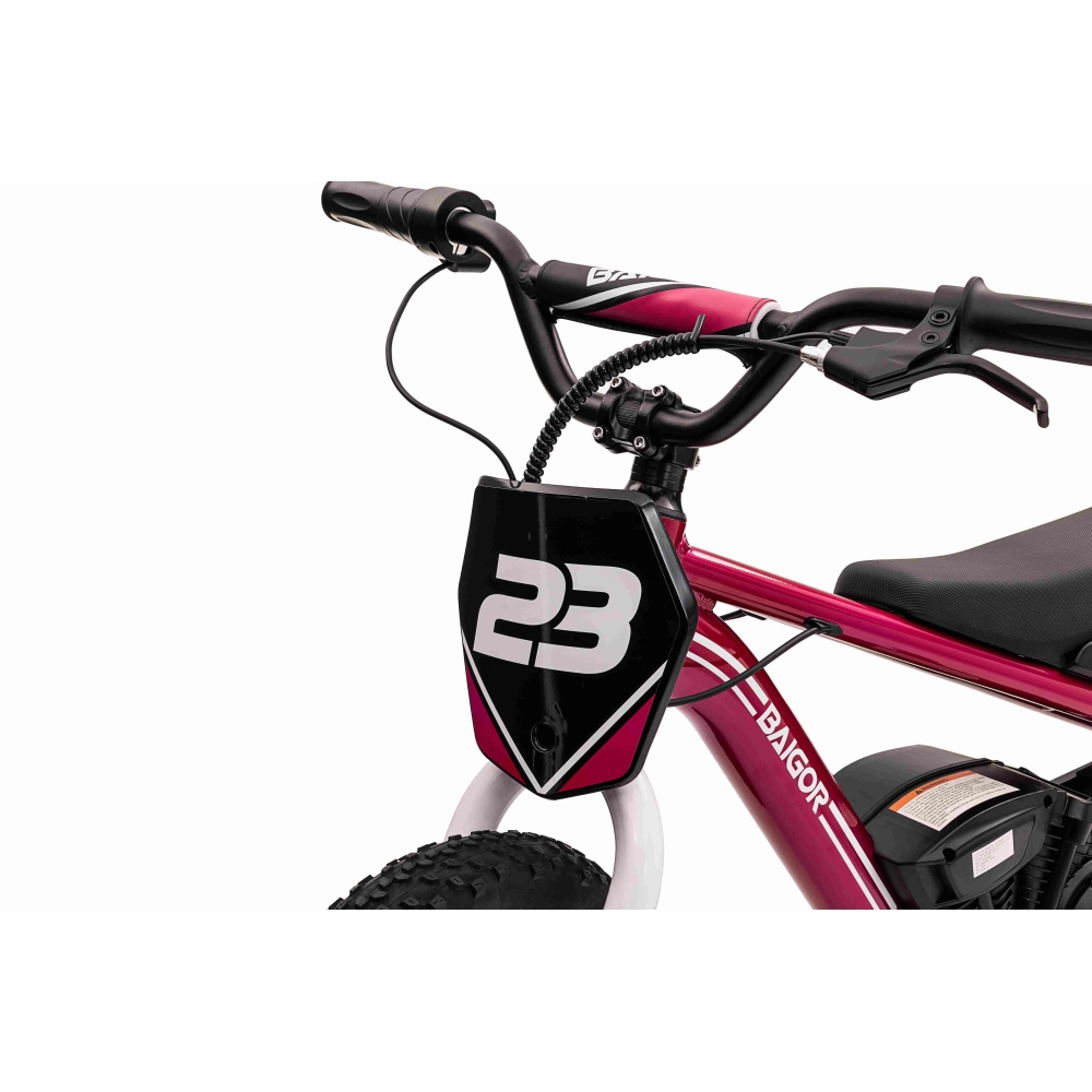 Elektrinis motociklas BAIGOR 23 PRO, Pink-Elektromobiliai vaikams, Motociklai-e-vaikas