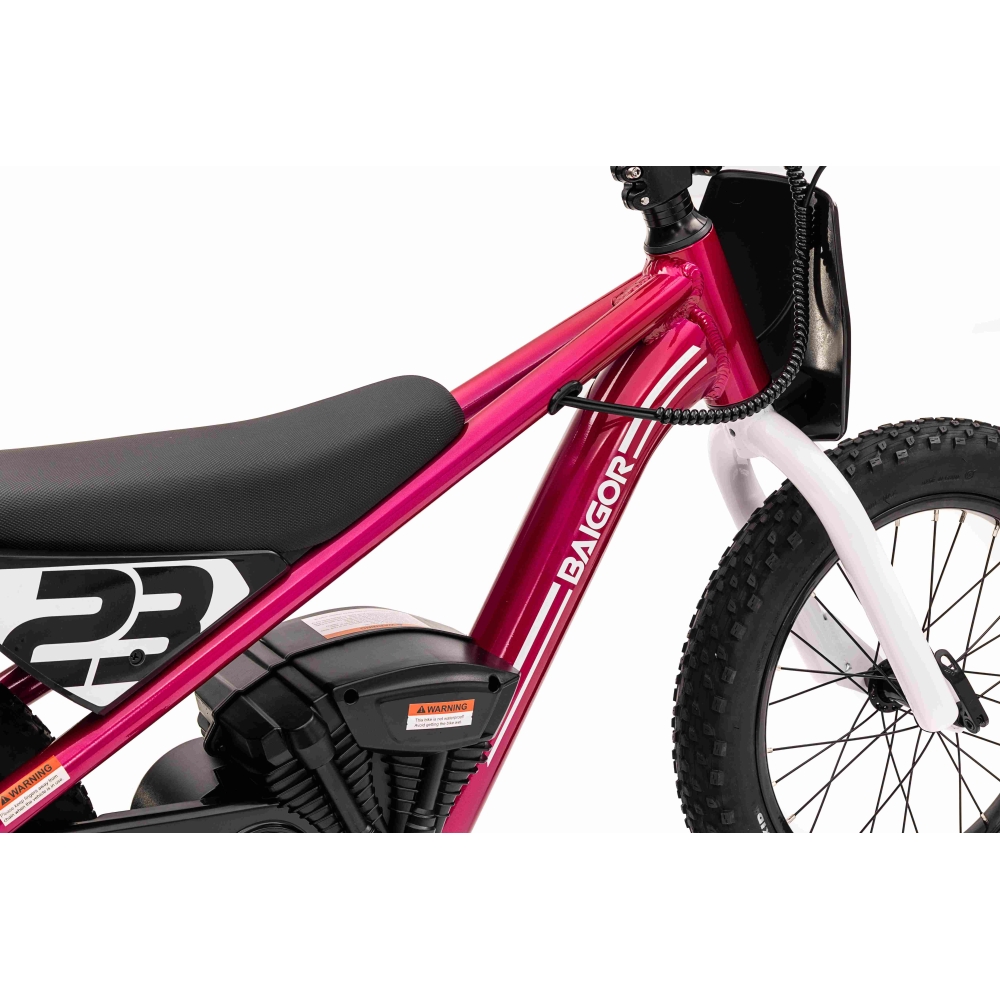 Elektrinis motociklas BAIGOR 23 PRO, Pink-Elektromobiliai vaikams, Motociklai-e-vaikas
