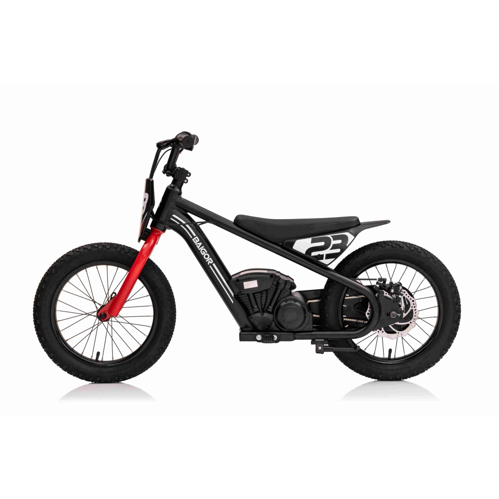 Elektrinis motociklas BAIGOR 23 PRO, Black-Elektromobiliai vaikams, Motociklai-e-vaikas