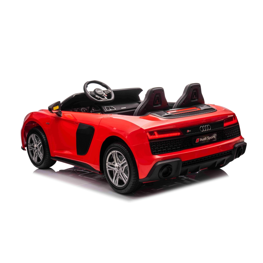 Dvivietis elektromobilis Audi Spyder R8 LIFT, Red-Elektromobiliai vaikams, Mašinos-e-vaikas