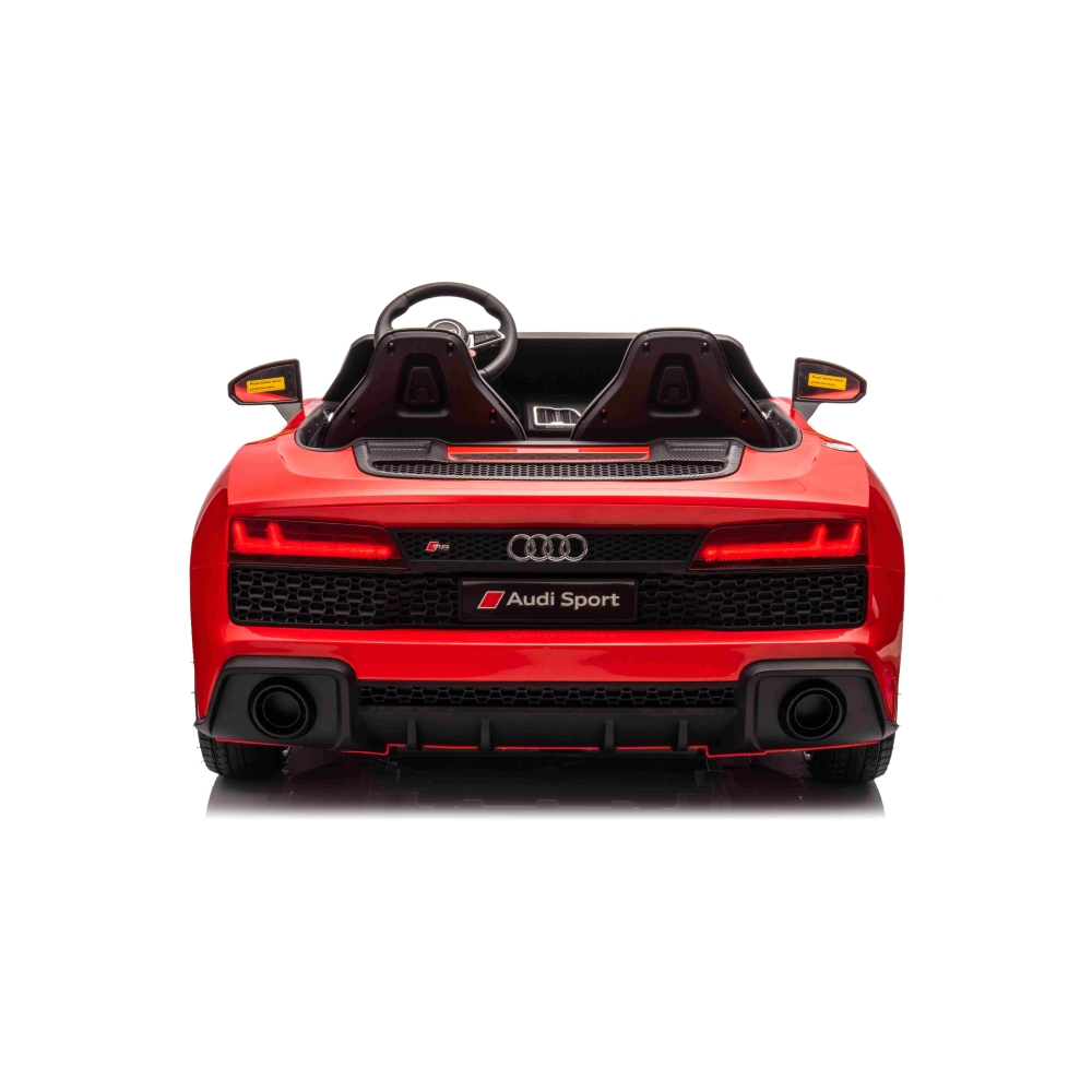 Dvivietis elektromobilis Audi Spyder R8 LIFT, Red-Elektromobiliai vaikams, Mašinos-e-vaikas