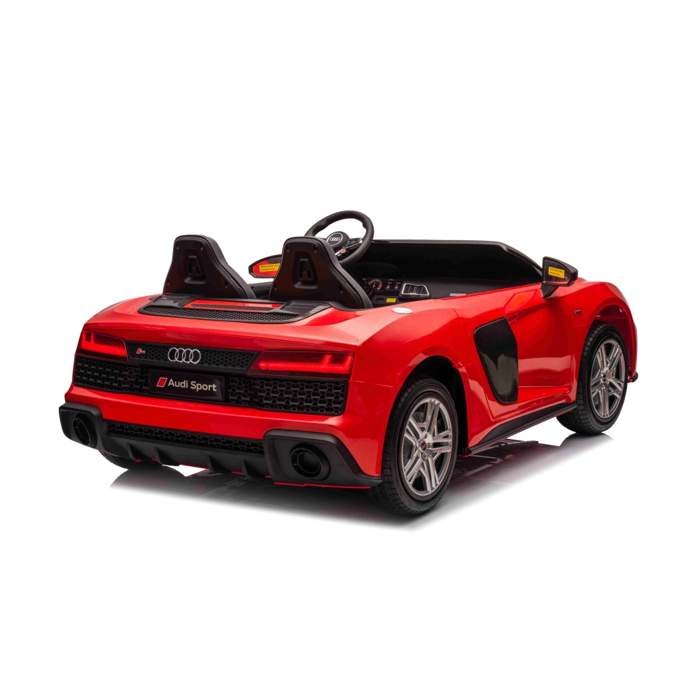 Dvivietis elektromobilis Audi Spyder R8 LIFT, Red-Elektromobiliai vaikams, Mašinos-e-vaikas