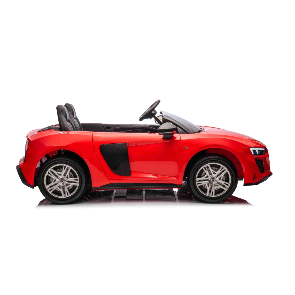 Dvivietis elektromobilis Audi Spyder R8 LIFT, Red-Elektromobiliai vaikams, Mašinos-e-vaikas