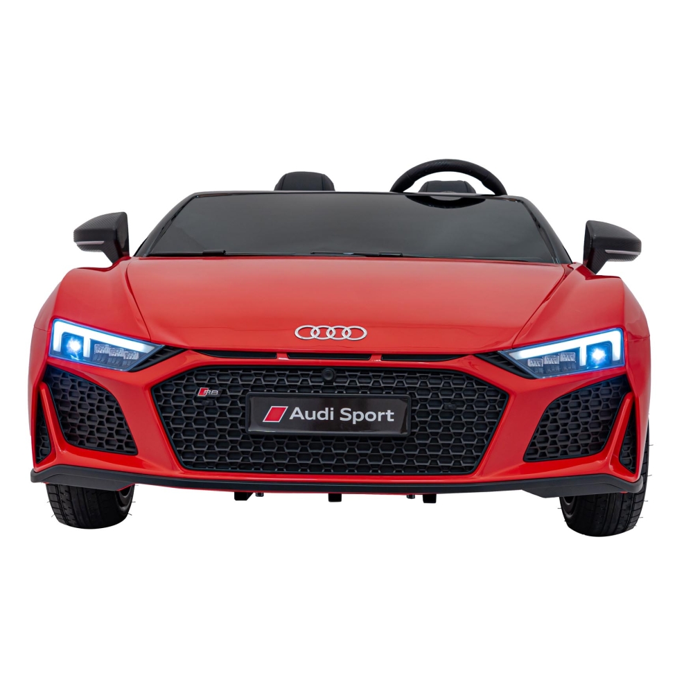 Dvivietis elektromobilis Audi Spyder R8 LIFT, Red-Elektromobiliai vaikams, Mašinos-e-vaikas