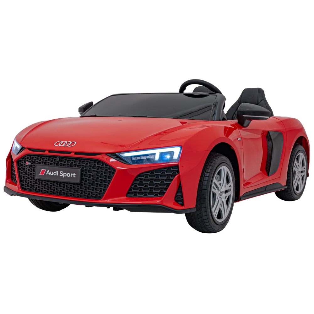 Dvivietis elektromobilis Audi Spyder R8 LIFT, Red-Elektromobiliai vaikams, Mašinos-e-vaikas