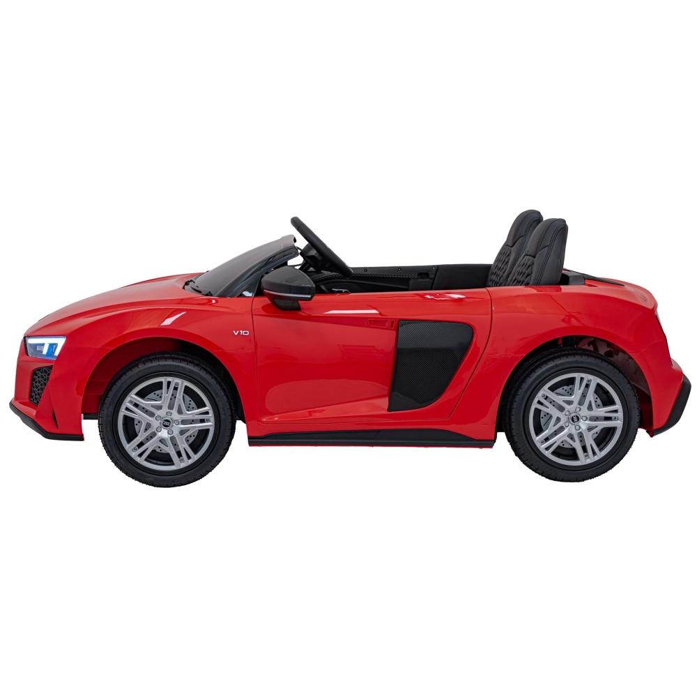 Dvivietis elektromobilis Audi Spyder R8 LIFT, Red-Elektromobiliai vaikams, Mašinos-e-vaikas
