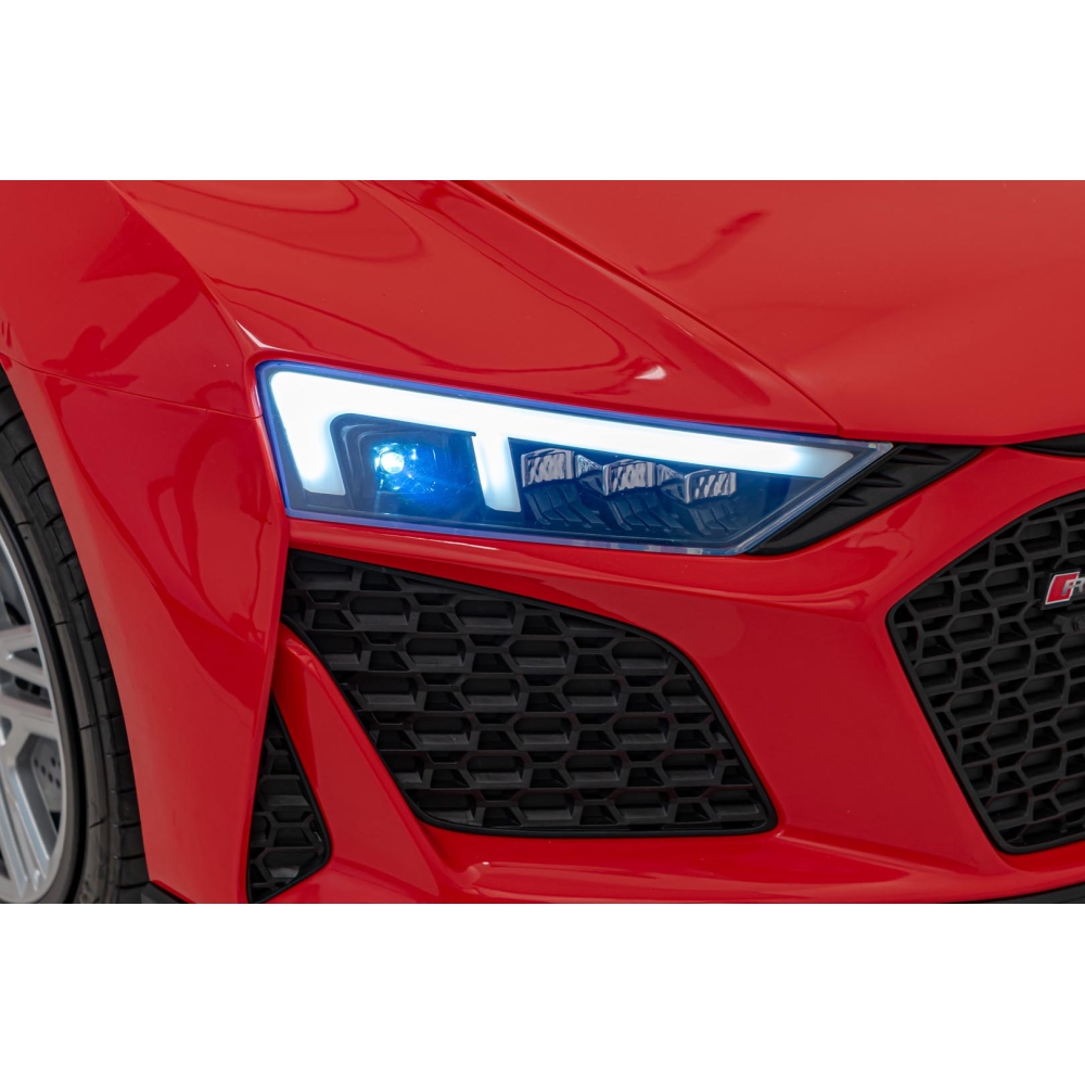 Dvivietis elektromobilis Audi Spyder R8 LIFT, Red-Elektromobiliai vaikams, Mašinos-e-vaikas