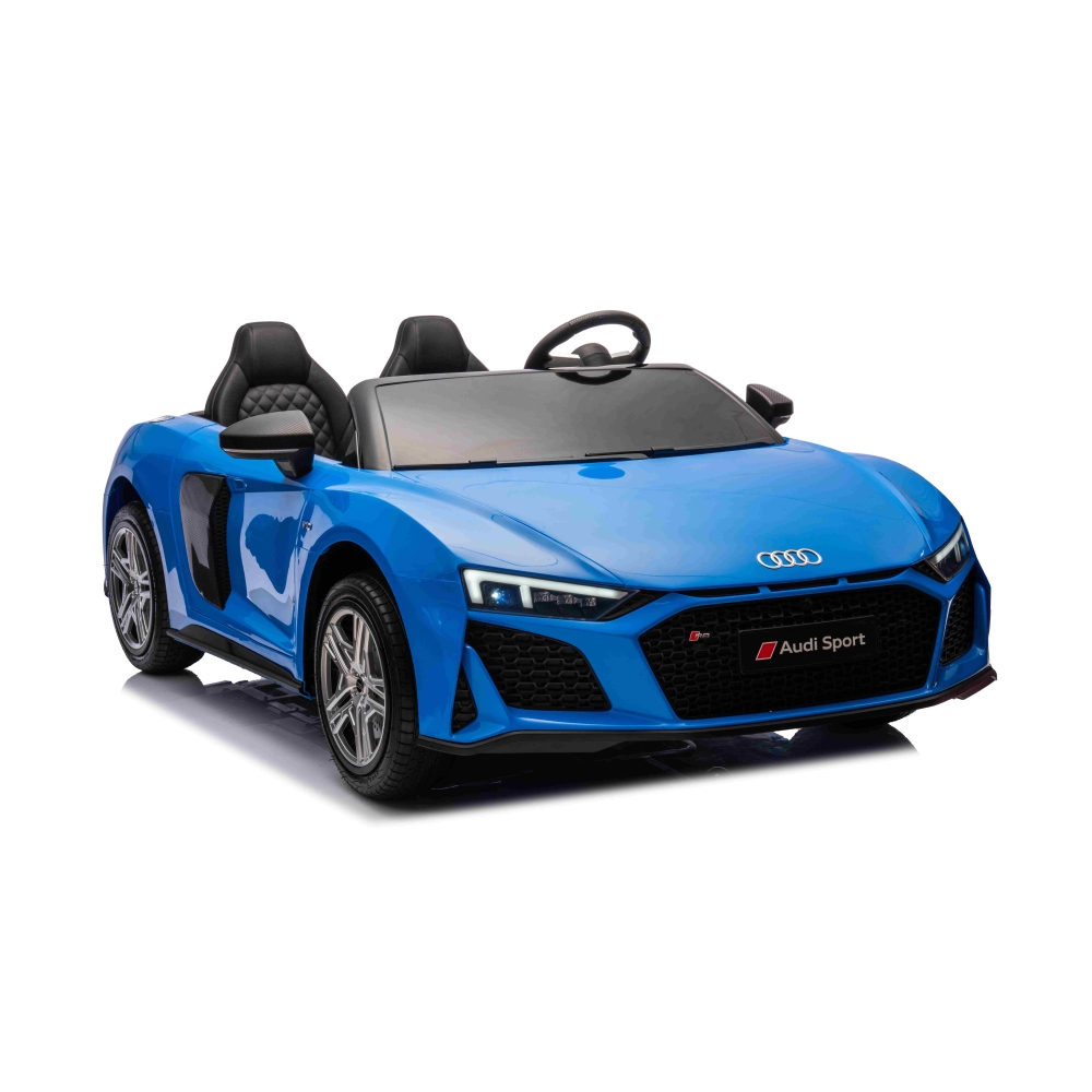 Dvivietis elektromobilis Audi Spyder R8 LIFT, Blue-Elektromobiliai vaikams, Mašinos-e-vaikas