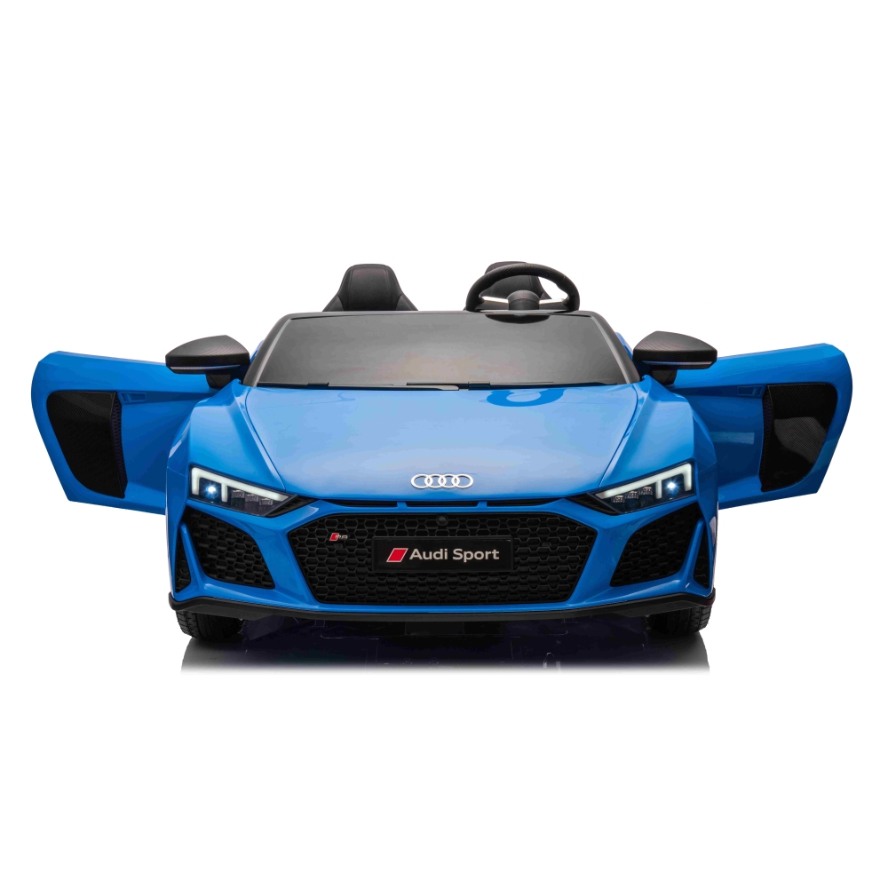 Dvivietis elektromobilis Audi Spyder R8 LIFT, Blue-Elektromobiliai vaikams, Mašinos-e-vaikas