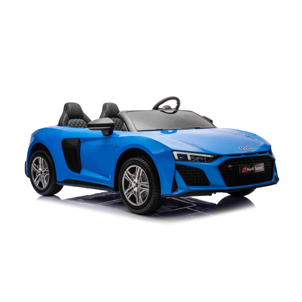 Dvivietis elektromobilis Audi Spyder R8 LIFT, Blue-Elektromobiliai vaikams, Mašinos-e-vaikas