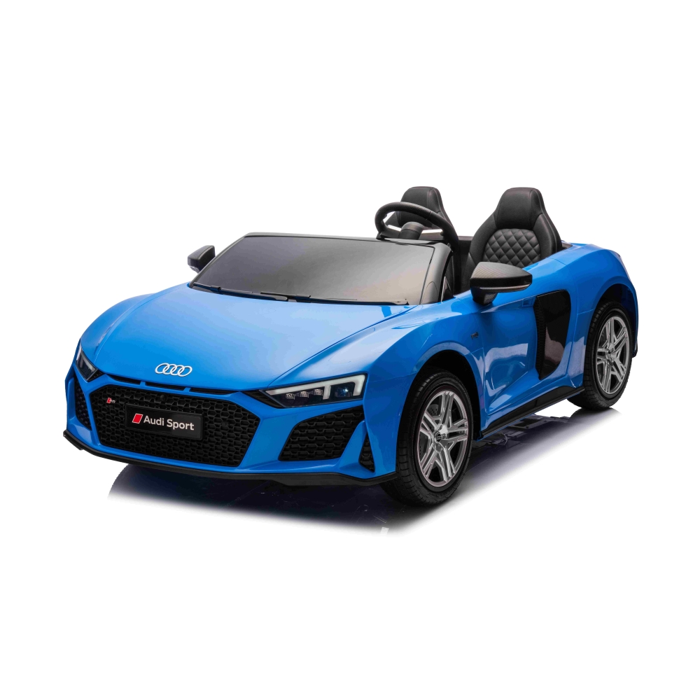 Dvivietis elektromobilis Audi Spyder R8 LIFT, Blue-Elektromobiliai vaikams, Mašinos-e-vaikas