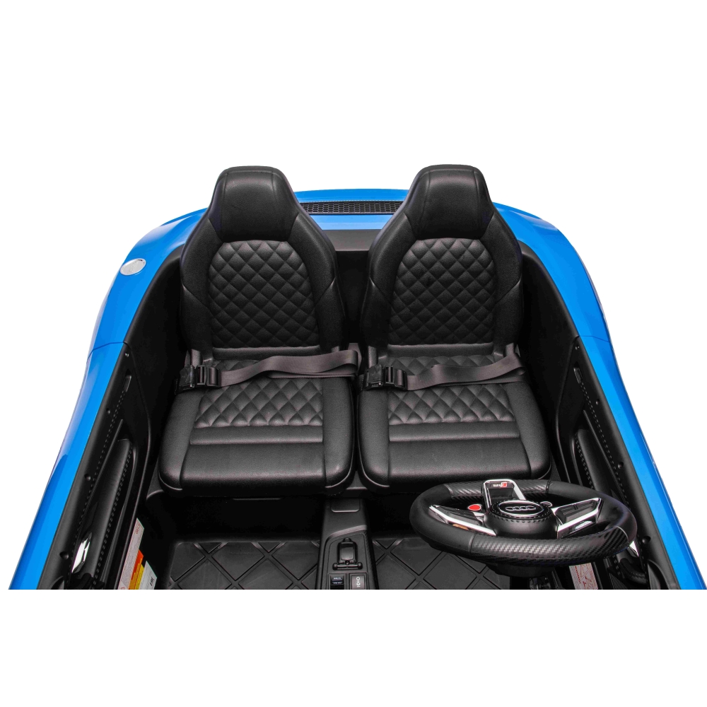 Dvivietis elektromobilis Audi Spyder R8 LIFT, Blue-Elektromobiliai vaikams, Mašinos-e-vaikas