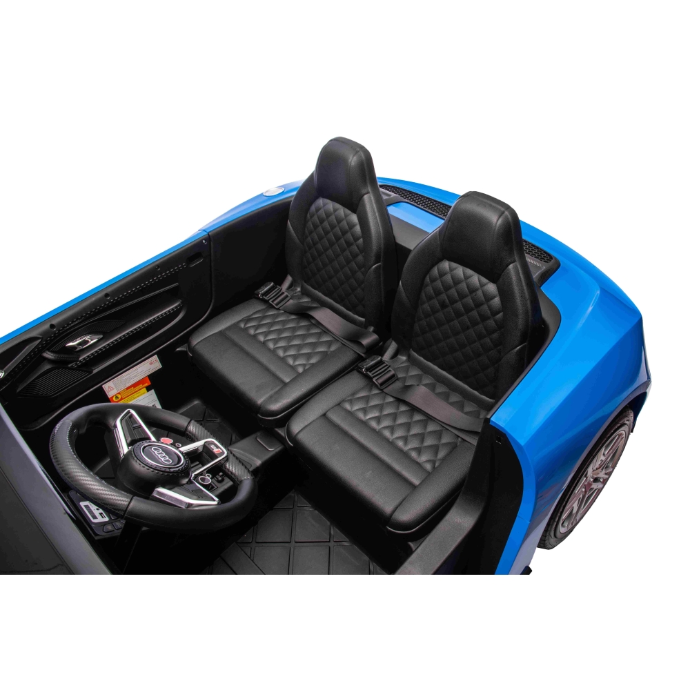 Dvivietis elektromobilis Audi Spyder R8 LIFT, Blue-Elektromobiliai vaikams, Mašinos-e-vaikas