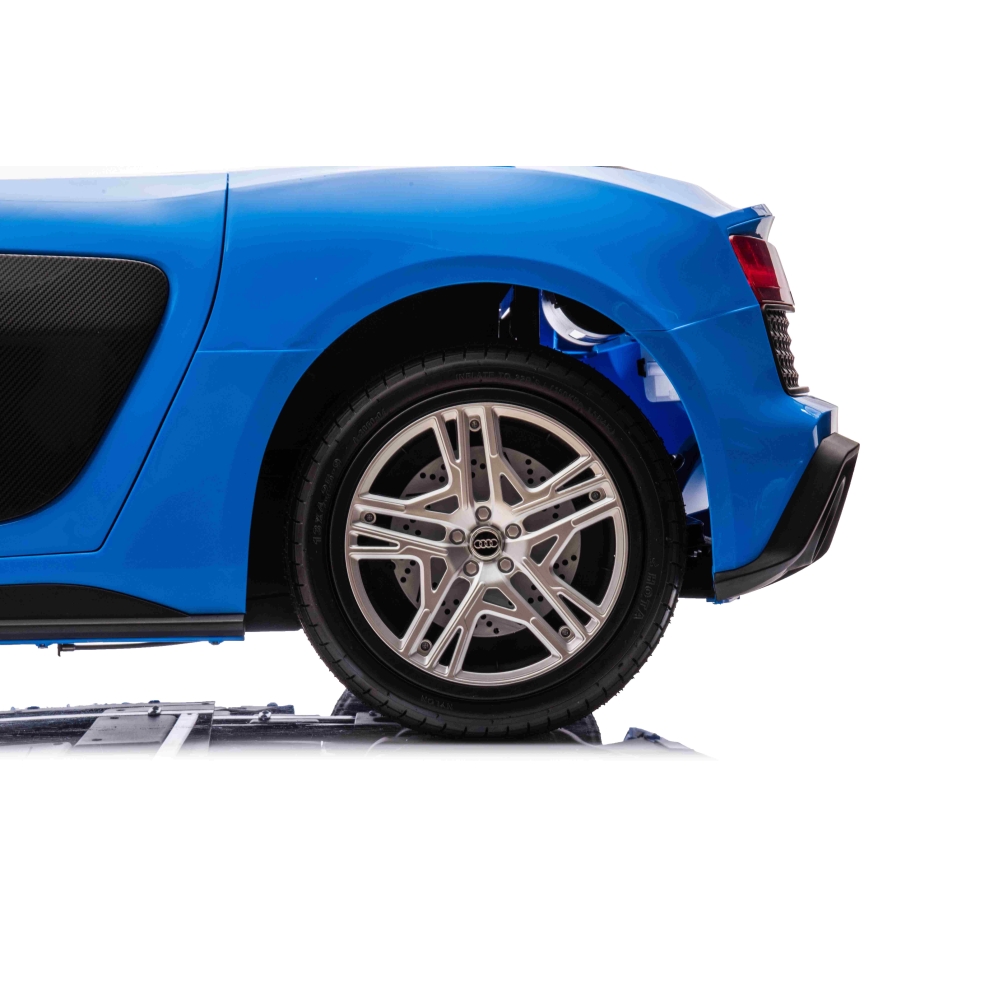 Dvivietis elektromobilis Audi Spyder R8 LIFT, Blue-Elektromobiliai vaikams, Mašinos-e-vaikas