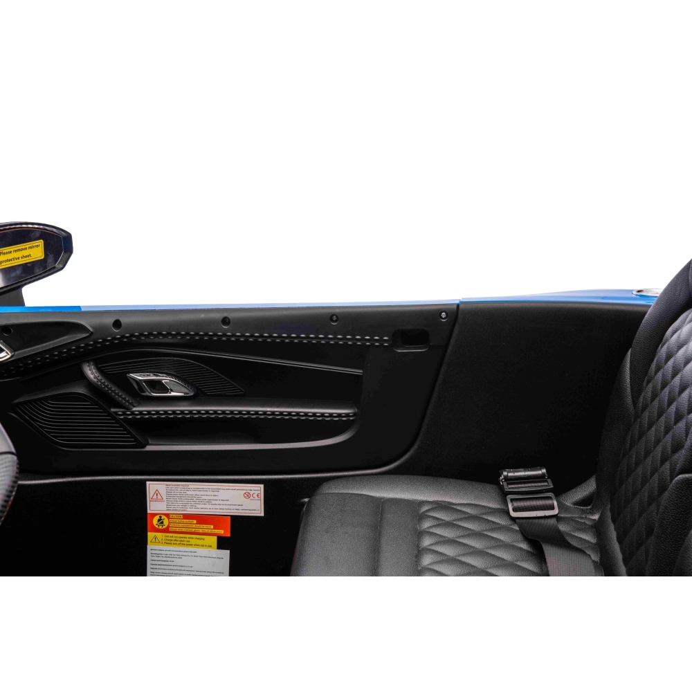 Dvivietis elektromobilis Audi Spyder R8 LIFT, Blue-Elektromobiliai vaikams, Mašinos-e-vaikas