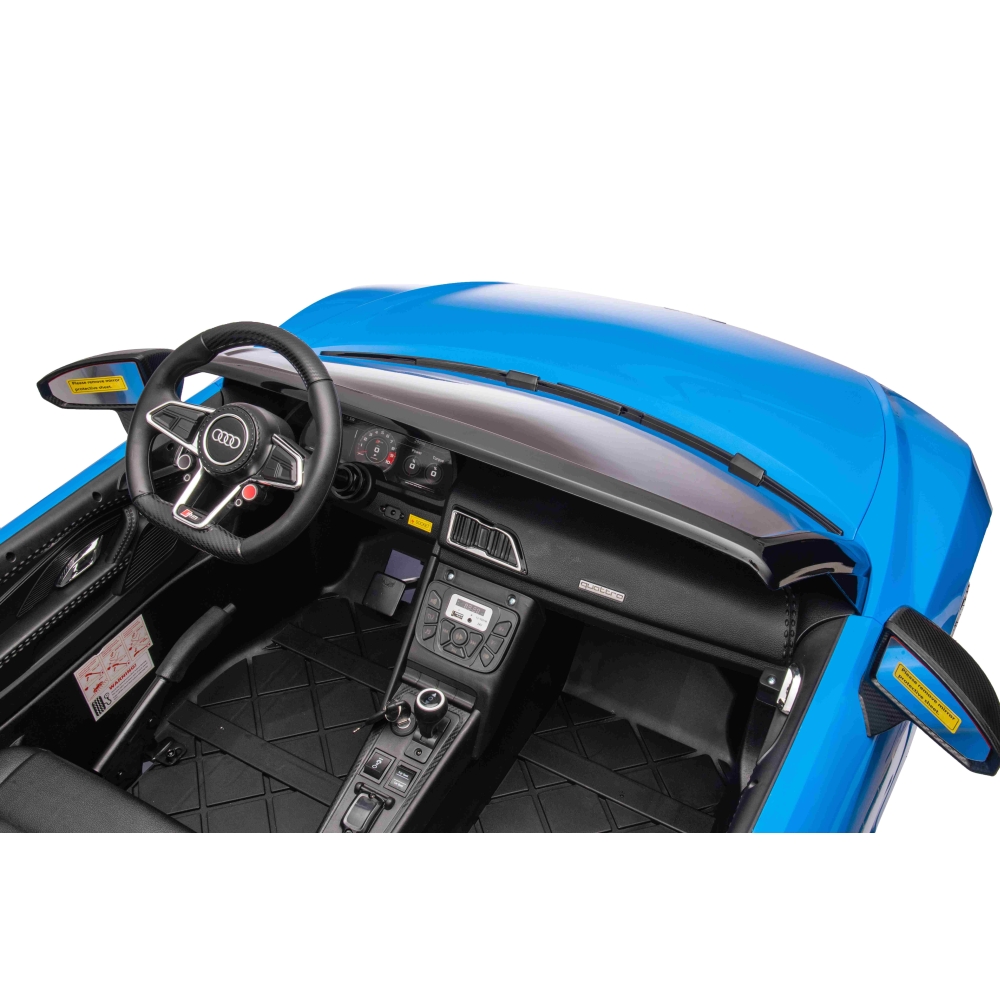 Dvivietis elektromobilis Audi Spyder R8 LIFT, Blue-Elektromobiliai vaikams, Mašinos-e-vaikas