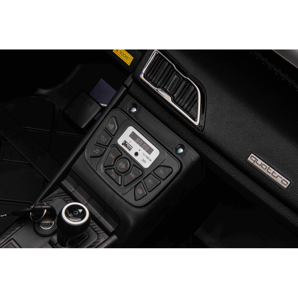 Dvivietis elektromobilis Audi Spyder R8 LIFT, Blue-Elektromobiliai vaikams, Mašinos-e-vaikas