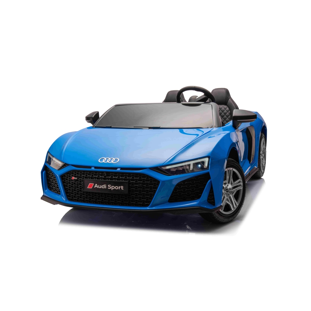 Dvivietis elektromobilis Audi Spyder R8 LIFT, Blue-Elektromobiliai vaikams, Mašinos-e-vaikas