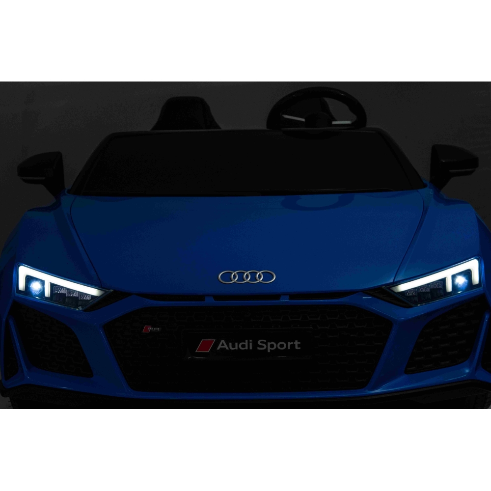 Dvivietis elektromobilis Audi Spyder R8 LIFT, Blue-Elektromobiliai vaikams, Mašinos-e-vaikas