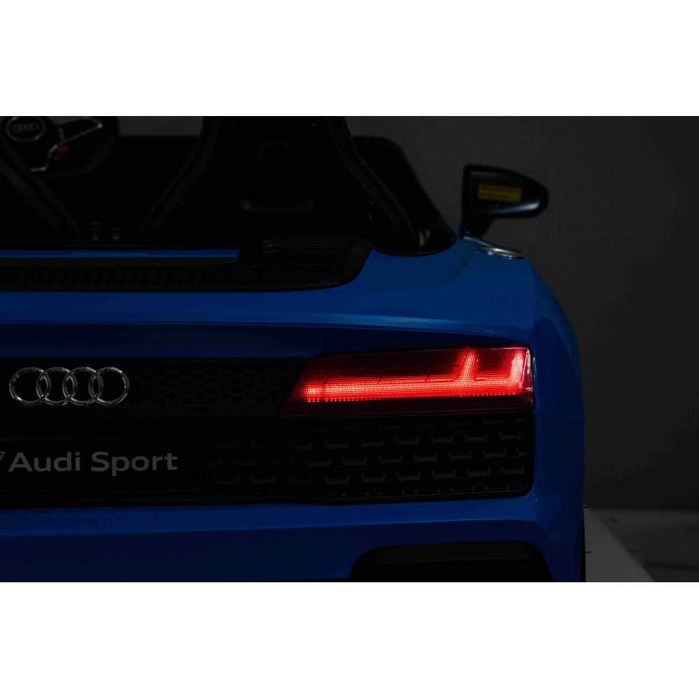 Dvivietis elektromobilis Audi Spyder R8 LIFT, Blue-Elektromobiliai vaikams, Mašinos-e-vaikas