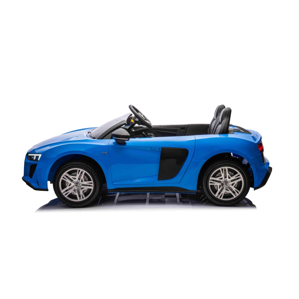 Dvivietis elektromobilis Audi Spyder R8 LIFT, Blue-Elektromobiliai vaikams, Mašinos-e-vaikas