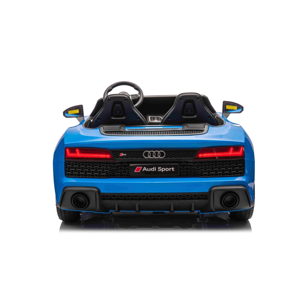 Dvivietis elektromobilis Audi Spyder R8 LIFT, Blue-Elektromobiliai vaikams, Mašinos-e-vaikas