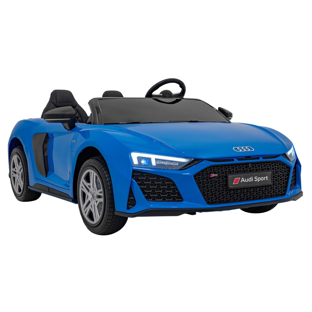 Dvivietis elektromobilis Audi Spyder R8 LIFT, Blue-Elektromobiliai vaikams, Mašinos-e-vaikas