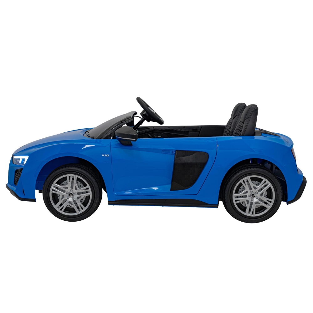 Dvivietis elektromobilis Audi Spyder R8 LIFT, Blue-Elektromobiliai vaikams, Mašinos-e-vaikas