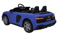 Dvivietis elektromobilis Audi Spyder R8 LIFT, Blue-Elektromobiliai vaikams, Mašinos-e-vaikas