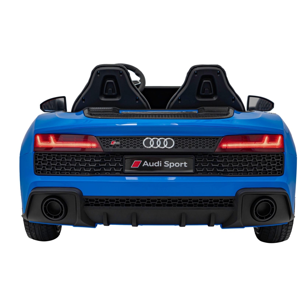 Dvivietis elektromobilis Audi Spyder R8 LIFT, Blue-Elektromobiliai vaikams, Mašinos-e-vaikas