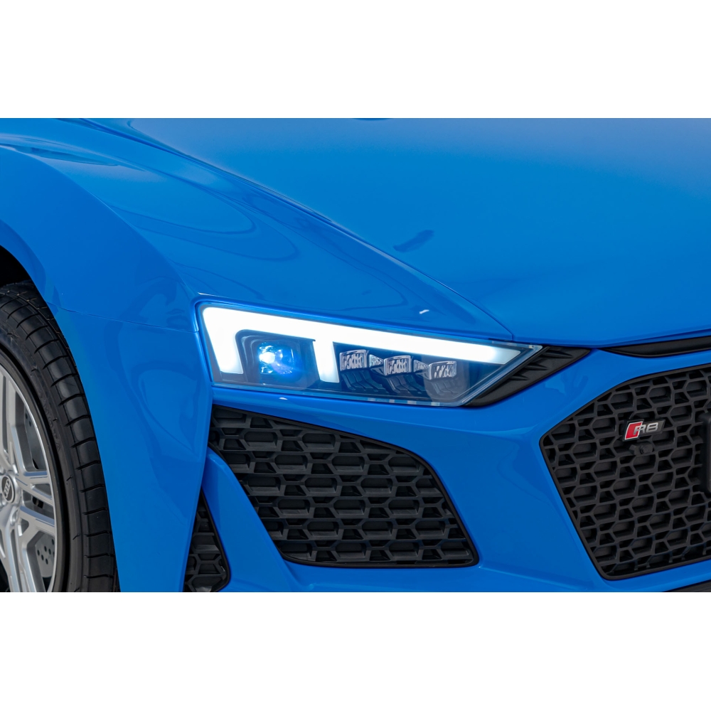 Dvivietis elektromobilis Audi Spyder R8 LIFT, Blue-Elektromobiliai vaikams, Mašinos-e-vaikas