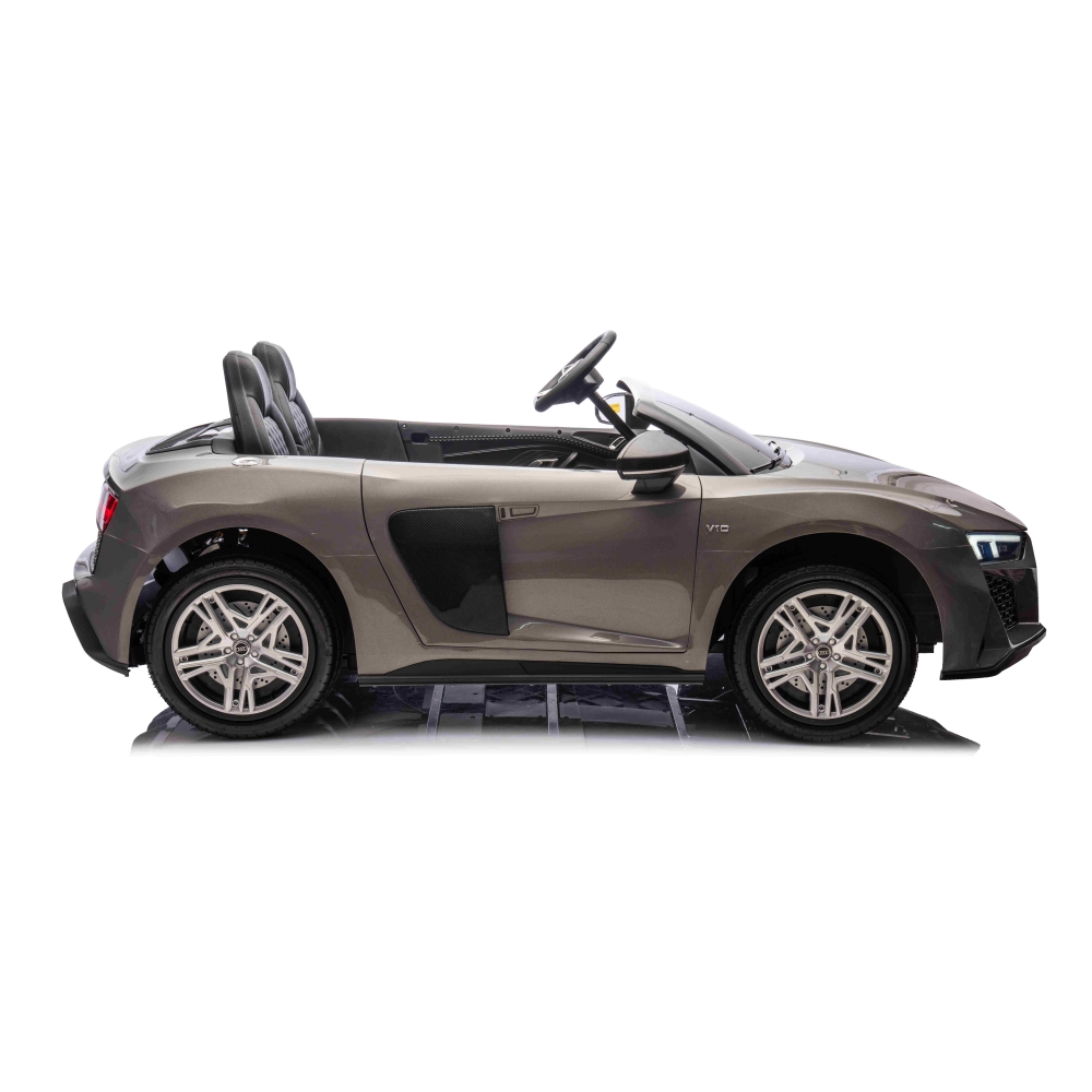 Dvivietis elektromobilis Audi Spyder R8 LIFT, Grey-Elektromobiliai vaikams, Mašinos-e-vaikas