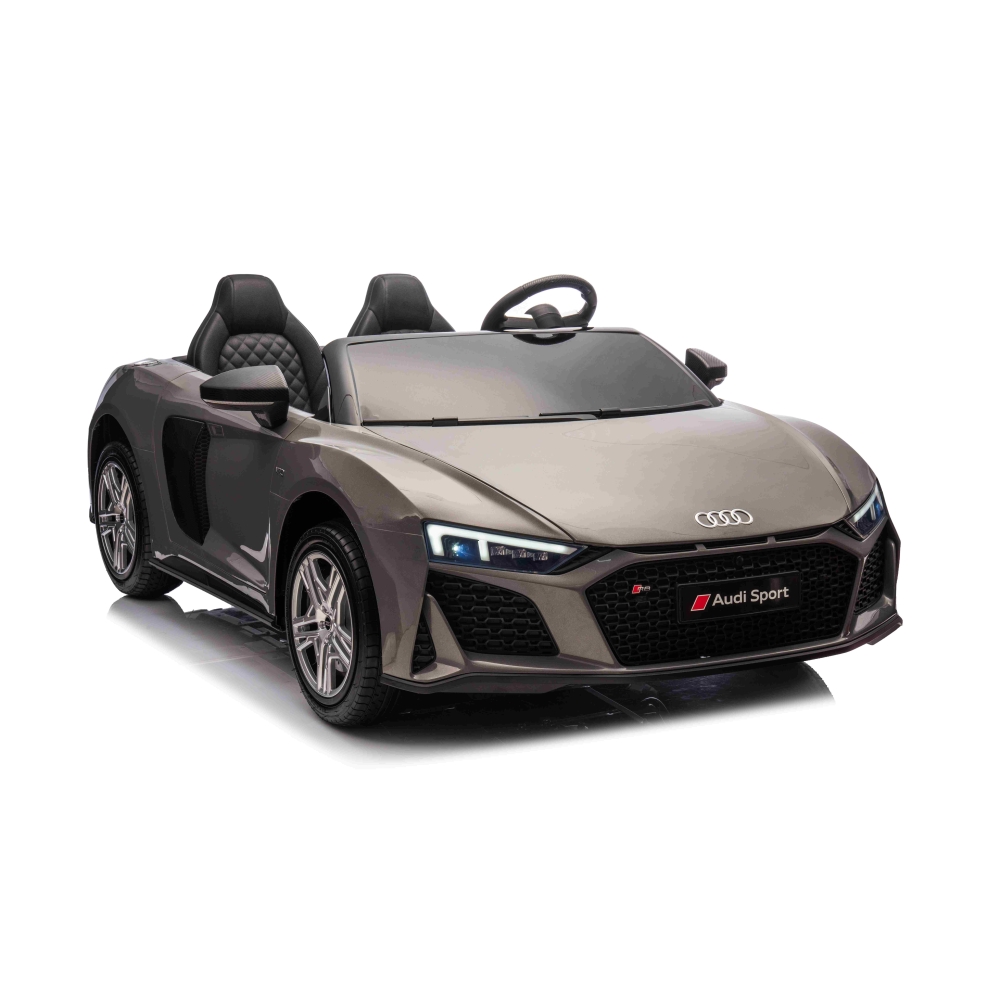 Dvivietis elektromobilis Audi Spyder R8 LIFT, Grey-Elektromobiliai vaikams, Mašinos-e-vaikas
