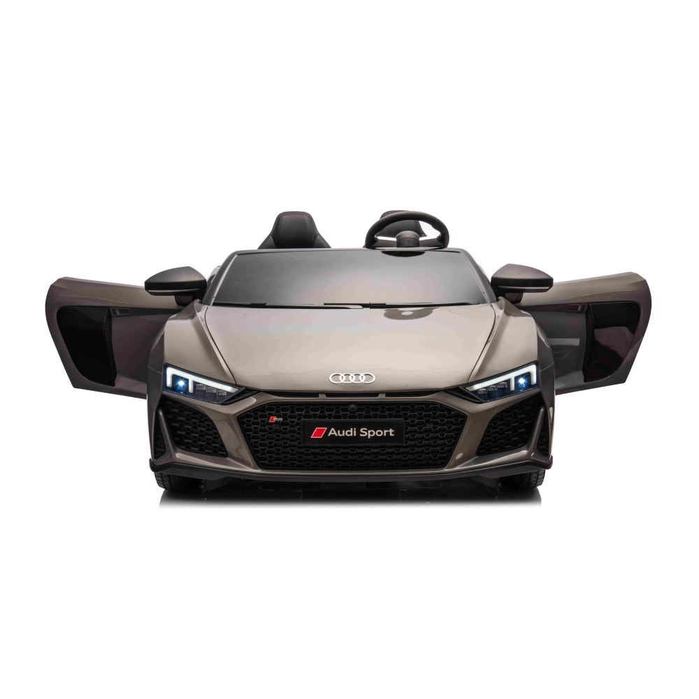 Dvivietis elektromobilis Audi Spyder R8 LIFT, Grey-Elektromobiliai vaikams, Mašinos-e-vaikas