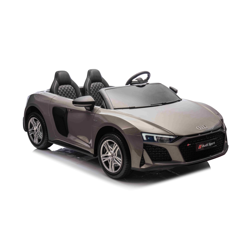 Dvivietis elektromobilis Audi Spyder R8 LIFT, Grey-Elektromobiliai vaikams, Mašinos-e-vaikas