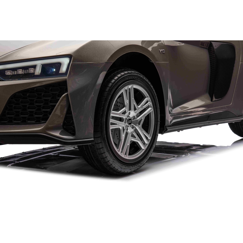 Dvivietis elektromobilis Audi Spyder R8 LIFT, Grey-Elektromobiliai vaikams, Mašinos-e-vaikas