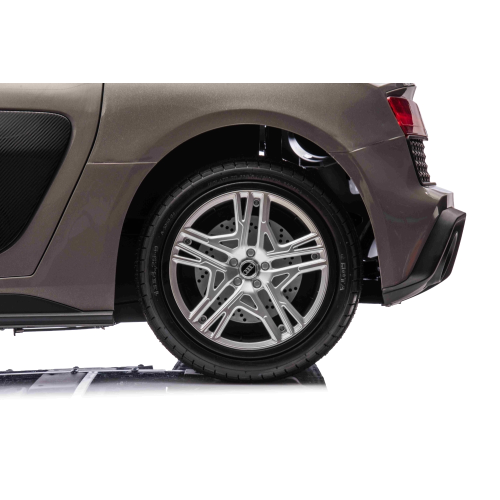 Dvivietis elektromobilis Audi Spyder R8 LIFT, Grey-Elektromobiliai vaikams, Mašinos-e-vaikas