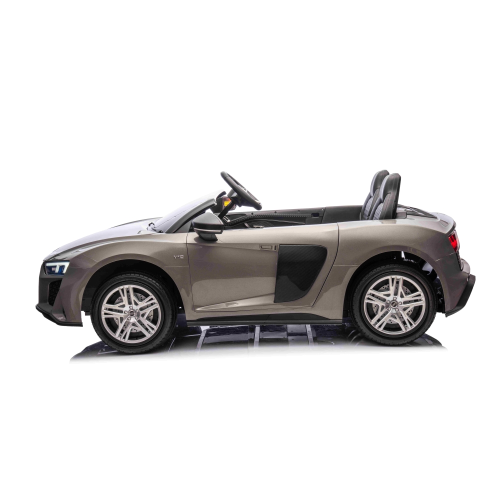 Dvivietis elektromobilis Audi Spyder R8 LIFT, Grey-Elektromobiliai vaikams, Mašinos-e-vaikas