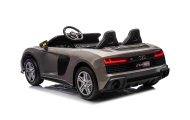 Dvivietis elektromobilis Audi Spyder R8 LIFT, Grey-Elektromobiliai vaikams, Mašinos-e-vaikas