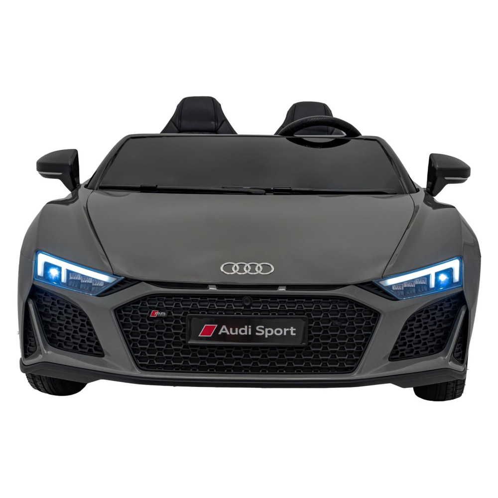 Dvivietis elektromobilis Audi Spyder R8 LIFT, Grey-Elektromobiliai vaikams, Mašinos-e-vaikas
