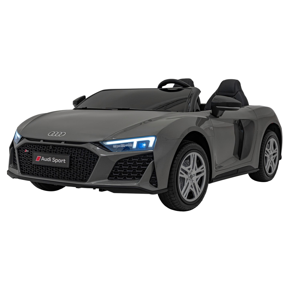 Dvivietis elektromobilis Audi Spyder R8 LIFT, Grey-Elektromobiliai vaikams, Mašinos-e-vaikas
