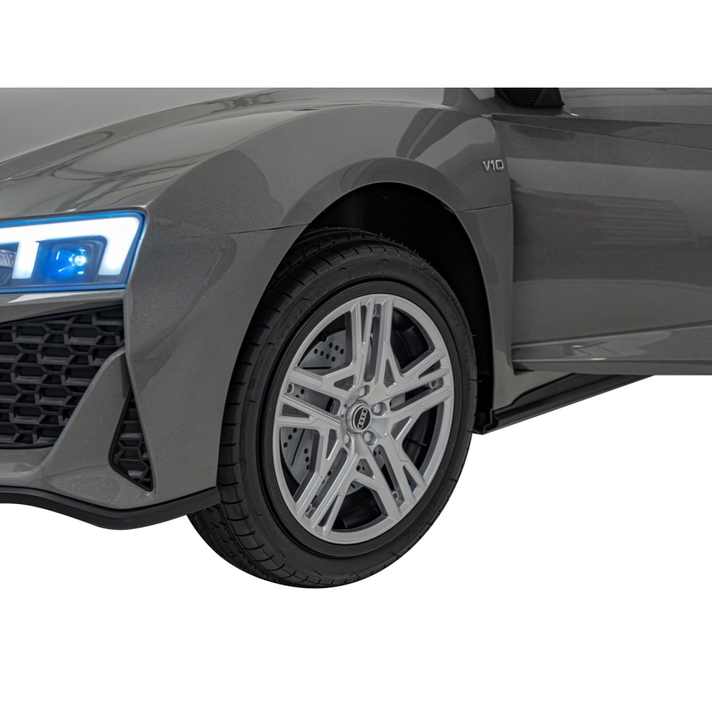 Dvivietis elektromobilis Audi Spyder R8 LIFT, Grey-Elektromobiliai vaikams, Mašinos-e-vaikas
